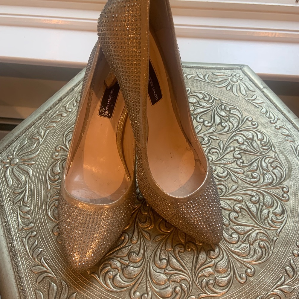 Pearl Gold dress shoes